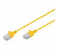Cable de Red Digitus CAT6 U/UTP Slim 0,5m Amarillo