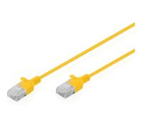 Cable de Red Digitus CAT6 U/UTP Slim Patch 1m Amarillo