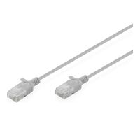 Cable de Red Digitus CAT6 U/UTP Slim Patch 1m Gris