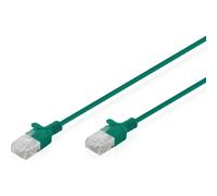 Cable de Red Digitus CAT6 U/UTP Slim Patch 1m Verde