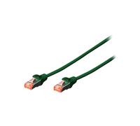 Cable de red - DIGITUS - DK-1644-100-G-5 - 10 m - Cat6 S/FTP - Verde LSZH