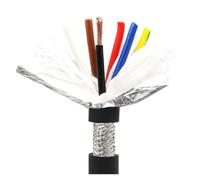 Cable de red eléctrica Cable forrado blindado, 6 núcleos, 13-24 AWG, cadena de arrastre aislada 1-20m