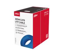 Cable de Red en Bobina Dahua Cat.6 U/UTP 305m Azul - PFM923I-6UN-C