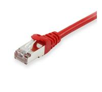 Cable de red Equip Cat.6A S/FTP 0.5m rojo de alto rendimiento