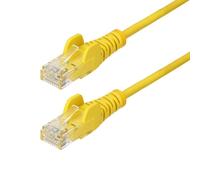 Cable de Red Ethernet StarTech.com 15m Cat6 Slim Amarillo RJ45 LSZH PoE++ 28AWG
