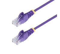 Cable de red Ethernet StarTech.com 15m Cat6 Slim LSZH RJ45 Morado PoE++ 100W 28AWG