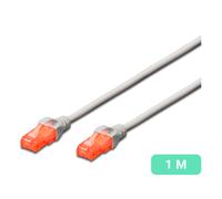 Cable de Red Ewent RJ45 U/UTP Cat.6 1 M Gris