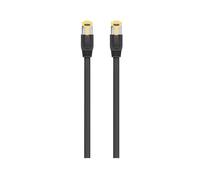 Cable de Red Ewent IM1187 CAT 8.1 S/FTP AWG26/7 0.50m Negro