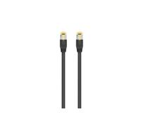 Ewent Cable de Red RJ45 Cat.8.1 S/FTP 1m Negro
