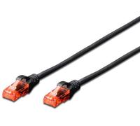 Cable de Red Ewent RJ45 U/UTP Cat.6 0.5 M Negro