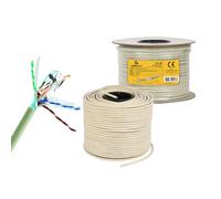 Cable de red - Gembird - CAT 6 - 100m - FTP - Blindado - Gris
