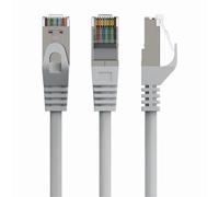 Cable de red Gembird Latiguillo FTP Cat.6A 30m S/FTP LSZH RJ-45 Gris contactos chapados en oro