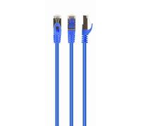 Cable de Red Gembird PP6A-LSZHCU-B-1M 1m Cat6a S/FTP LSZH Azul Chapado Oro