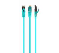 Cable de Red Gembird PP6A-LSZHCU-G-0.25M Cat6a S/FTP RJ-45 0,25m Verde LSZH Oro