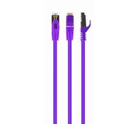 CABLE RED S-FTP GEMBIRD CAT 6A LSZH VIOLETA 0,5 M