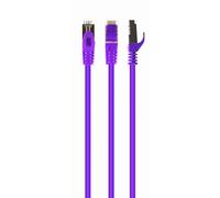 Cable de red Gembird PP6A-LSZHCU-V-0.5M Cat6a S/FTP 0,5m Violeta