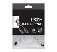 Cable de red Gembird PP6A-LSZHCU-W-0.5M Cat6a S/FTP 0,5m blindado LSZH blanco