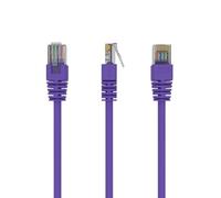 Cable de red Gembird RJ45 Cat5e 0.5m UTP púrpura