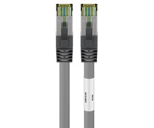 Cable de red Goobay 55138 Cat 8.1 S/FTP 3 m gris conectores RJ-45
