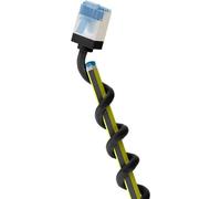 Cable de red Goobay 74318 Cat 6a 1 m U/FTP ultrafino negro