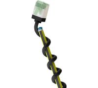 goobay - Cable CAT 8.1 delgado/Cable de red RJ45 CAT 8.1 ultraflexible U/FTP CU, OFC/Cable Ethernet con conectores cortos / 40 Gbit/s, 200 LSZH, protección contra dobladuras/negro, 0.25m, 74351