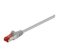 Goobay CAT 6-100 LC SSTP PIMF 1.0m Gris 1m - Cable de red (1 m, Gris)