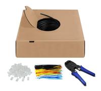 Cable de red Goobay 94399 305 m Cat6 U/UTP Negro para exteriores