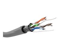 Cable de red Goobay 95707 Cat5e F/UTP 305 m Gris instalación profesional
