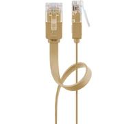 Cable de red Goobay 95883 15 m Cat6 U/UTP RJ-45 marrón claro