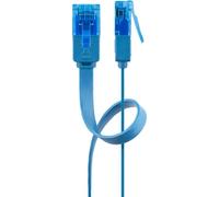 Cable de red Goobay 96306 Cat6a U/UTP 1 m Azul
