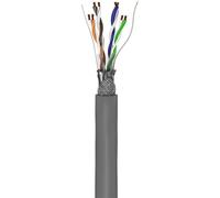 Cable de red Goobay Cat5e S/FTP 100 m gris