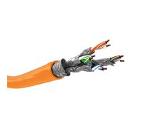 Cable de red Goobay Cat7a 50 m S/FTP Naranja