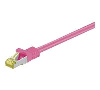 Cable de red Goobay RJ-45 CAT7 3 m Magenta S/FTP