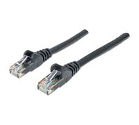Cable de red Intellinet Cat6 UTP 3 m RJ-45 negro contactos oro