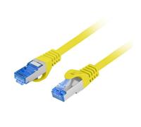 Cable de red Lanberg Cat6a 10 m S/FTP RJ-45 Amarillo
