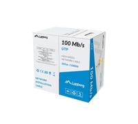Bobina cat.5e lanberg utp 305m rj45 solid cca awg24 amarillo