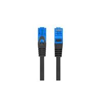 Cable de red Lanberg PCF6A-10CC-0150-BK 1,5m Cat6a S/FTP RJ-45 Negro alto rendimiento