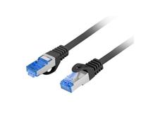 Cable de red Lanberg PCF6A-10CC-0200-BK Cat6a S/FTP 2 m Negro