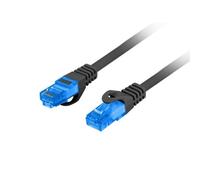Lanberg Latiguillo Cat.6A FTP LSZH CCA 3 m Fluke Passed Negro