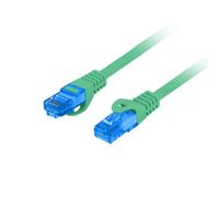 Cable de red Lanberg PCF6A-10CC-2000-G Cat6a S/FTP 20 m Verde LSZH RJ-45