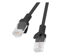 Cable de red Lanberg PCU5-20CC-0025-BK Cat5e 0,25 m UTP RJ-45 negro