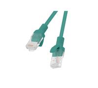 Cable de red Lanberg PCU5-20CC-0025-G Cat5e UTP 0,25 m verde conector RJ-45 macho-macho