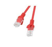 Cable de red Lanberg PCU5-20CC-0025-R Cat5e U/UTP 0,25 m rojo RJ-45