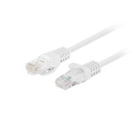 Cable de red Lanberg PCU5-20CC-0300-W Cat5e UTP 3 m blanco RJ-45 macho-macho