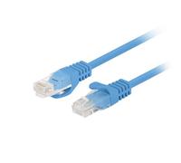 Cable de red Lanberg PCU6-20CC-0100-B Cat6 1 m Azul UTP RJ-45 PVC