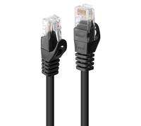 Cable de red Lindy Cat6 3 m U/UTP Negro RJ-45 a RJ-45