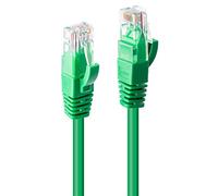 Cable de red Lindy Cat6 U/UTP 0.3m - RJ-45, Verde