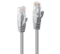 Cable de red Lindy Cat6 U/UTP 10 m Gris RJ-45 a RJ-45