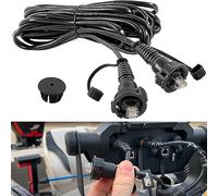 Cable de red marina Rj45 (010-10551-00) de 20 pies con conector dividido y tapa impermeable para dispositivos de pantalla de navegación Garmin