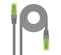 Cable de red Nanocable 10.20.1400-L30 RJ45 Cat.6 UTP 30 cm gris alta velocidad